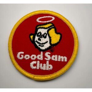 Good Sam RV Club Patch Lady Angel Red Embroidered Sew-On Travel Souvenir